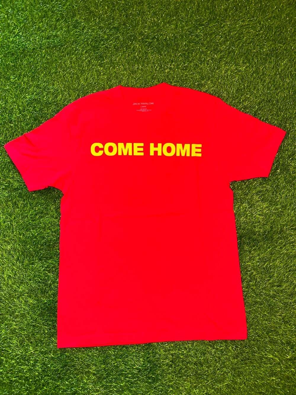 Jack Harlow Come Home Tour Red T-Shirt Size Large
